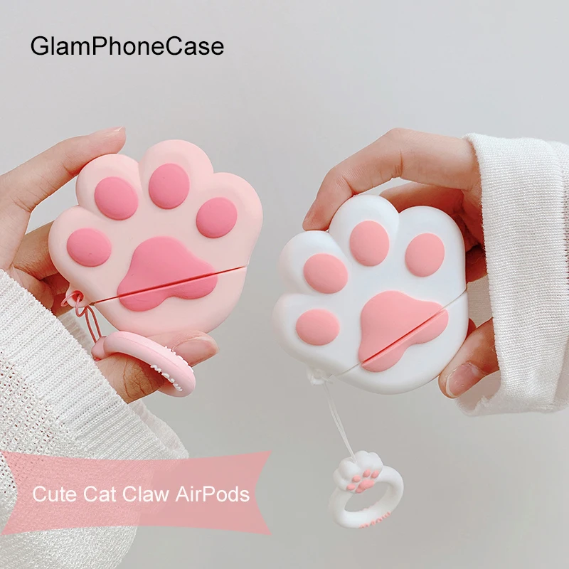 GlamPhoneCase милый кошачий коготь Airpods1/2 поколение защитный чехол Apple беспроводная
