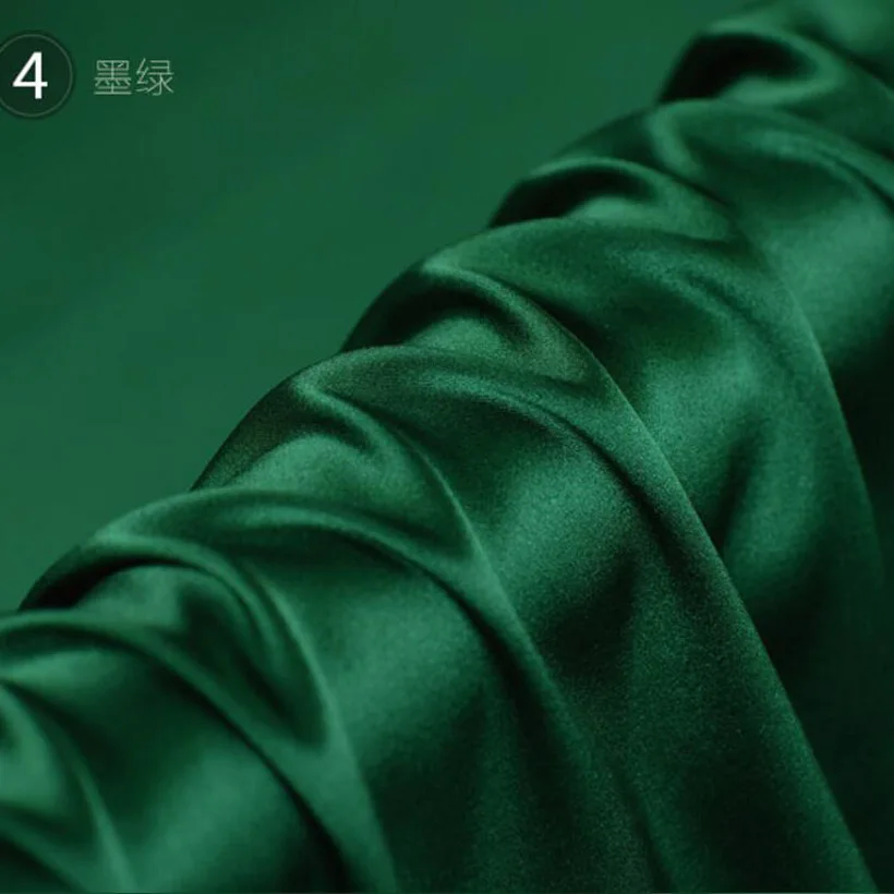 Шелковое платье из чистого шелка ткань cheongsam слегка тянущаяся 19 momme шелковая