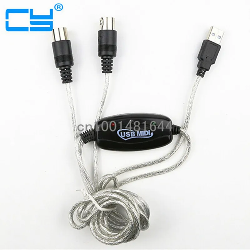 1 8 м USB MIDI кабель конвертер постоянного тока до PC Музыка адаптер клавиатуры