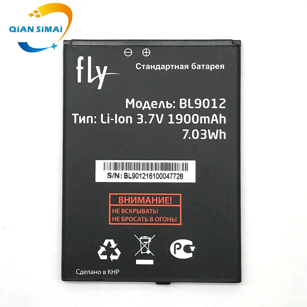 Аккумулятор BL9012 1900 мАч для FLY FS508 Cirrus6 FS509 Nimbus 9 мобильный телефон с кодом