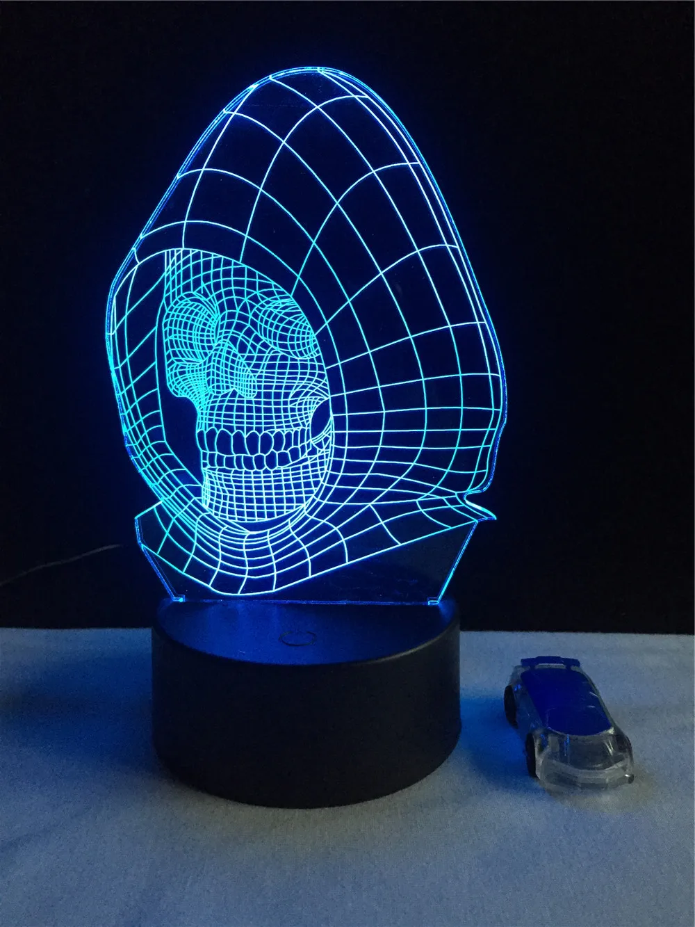 3d лампа GAOPIN с капюшоном в форме черепа светодиодный ночсветильник USB разъемом