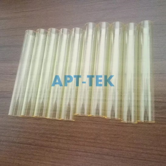 IPL yellow UV glass water flow tube in handpiece 13*72mm |