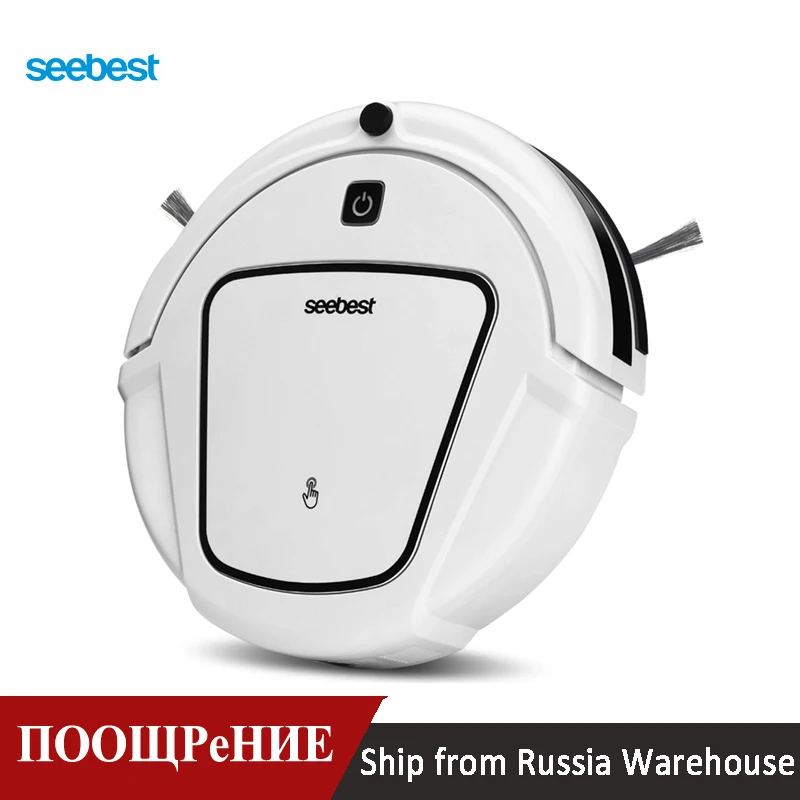 Робот пылесос Seebest D720 MOMO 1 0 для сухой уборки с 2 боковыми щетками|Пылесосы| |