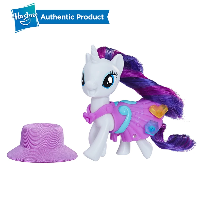 Hasbro My Little Pony школа дружбы Рарити звездный свет проблеск Эпплджек Коллекционная Фигурка модель для детей Подарки кукла
