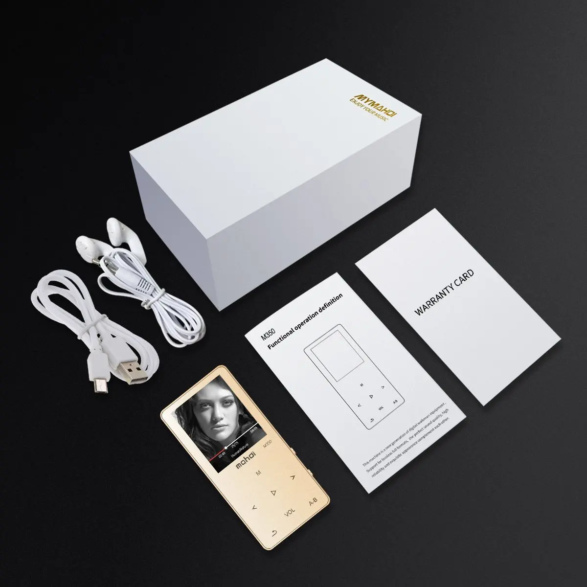 Новый металлический Bluetooth спортивный MP3-плеер портативный аудио 8 Гб со