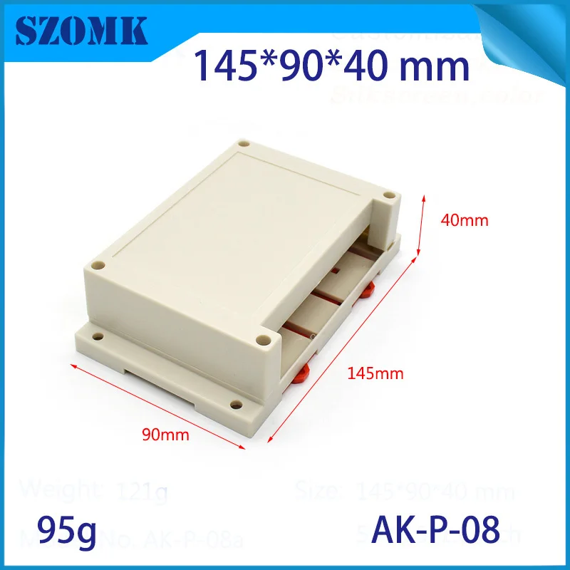 10 шт., 145*90*40 мм diy Электронные чехол управления abs корпус пластиковый корпус проект профиль коробка