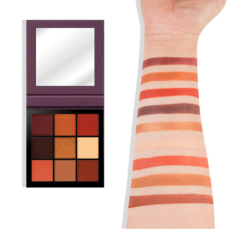 Cosmetic Matte Eyeshadow Cream Makeup Palette Shimmer Set 9 Colors |