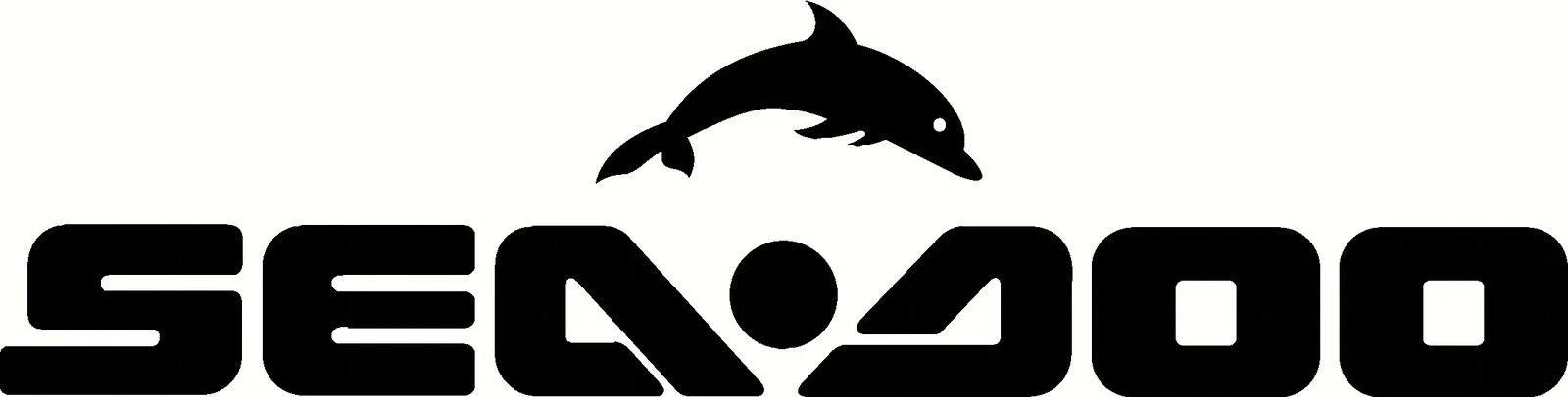 Sea doo виниловый наклейка на оконное стекло sea-doo или seadoo 22x6 см | Игрушки и хобби