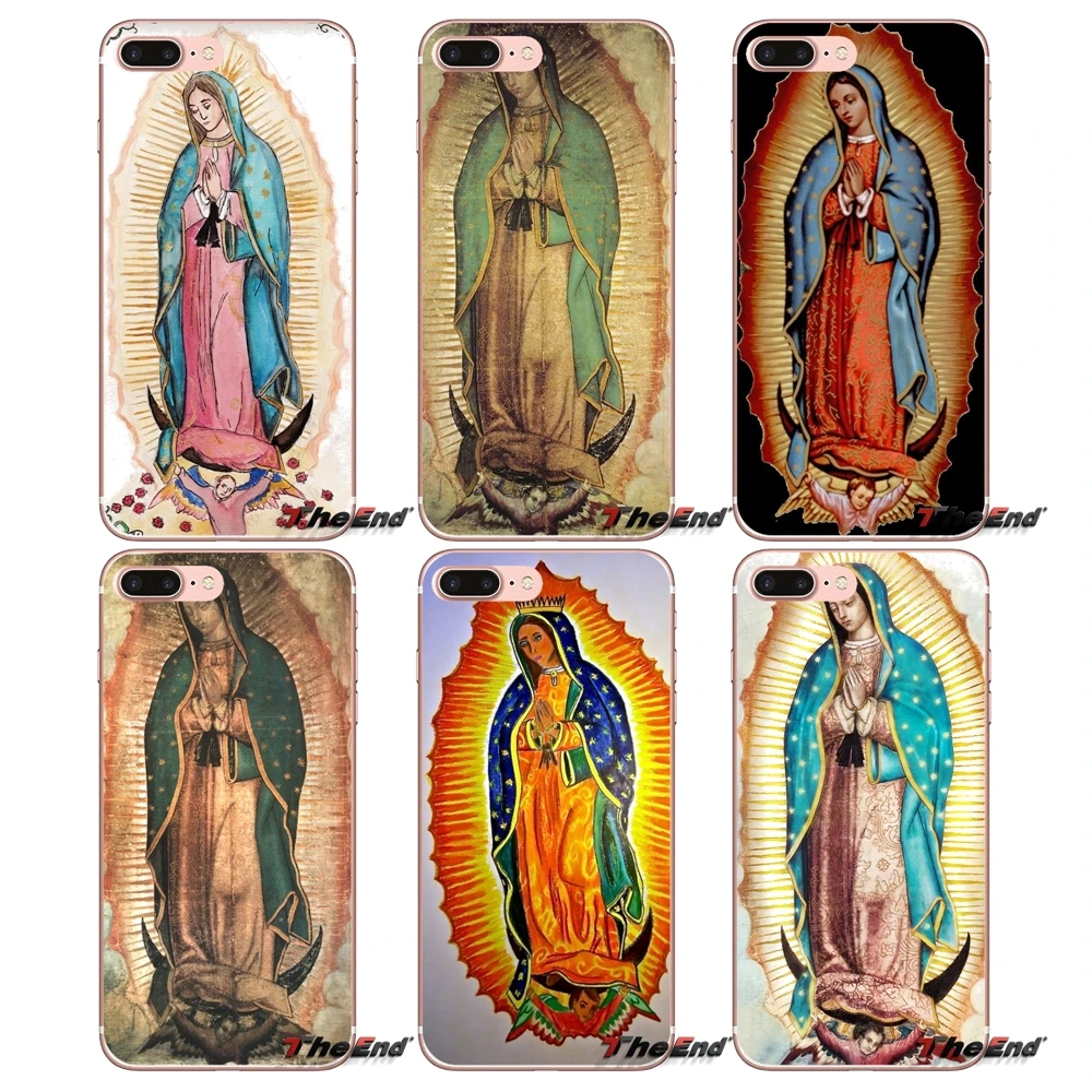 Мягкие прозрачные чехлы для Samsung Galaxy S2 S3 S4 S5 MINI S6 S7 edge S8 S9 Plus Note 2 3 4 5 8 Coque Fundas Blessed Virgin
