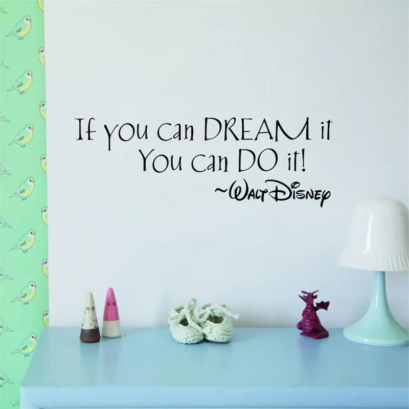 Наклейки на стены если вы можете DREAM IT сделай сам Декор для дома детских комнат