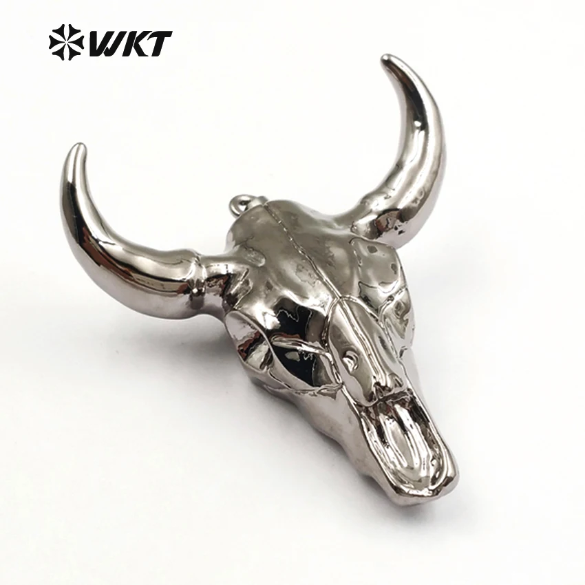 WT-P1341 оптовая продажа винтажные подвески из смолы в виде рога буйвола элегантный