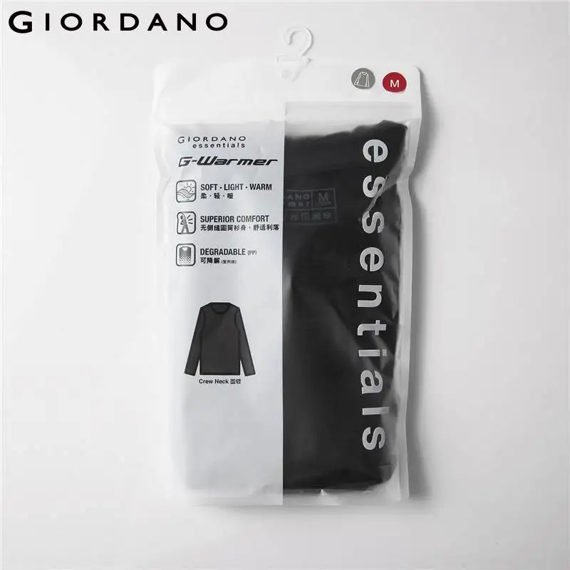 Jordano Мужская майка мужская g-грелка серия Crewneck стрейчевая с длинным рукавом Innershirt