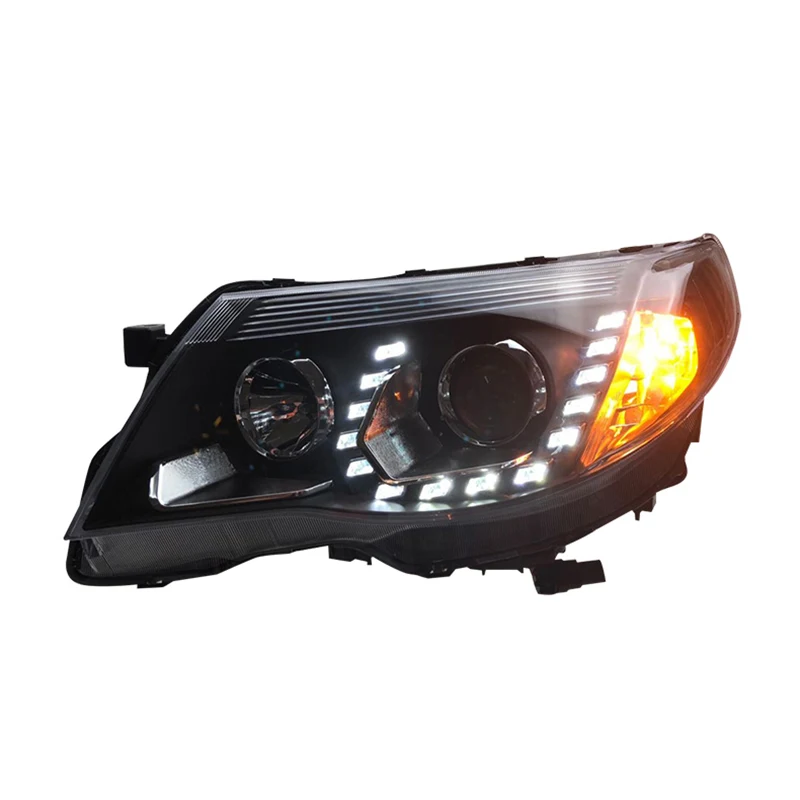 Hlxg автомобильный Стайлинг светодиодный головной фонарь для Subaru Forester фары 2008 2009