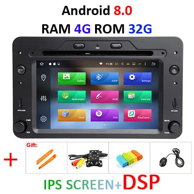 8.0 4G 32G DSP DSP 4G 64G Android 9,0 автомобильный DVD gps для Alfa Romeo Spider Alfa Romeo 159 Brera 159 Sportwagon Радио стерео Авто навигация - Цвет: 8.0 4G 32G DSP