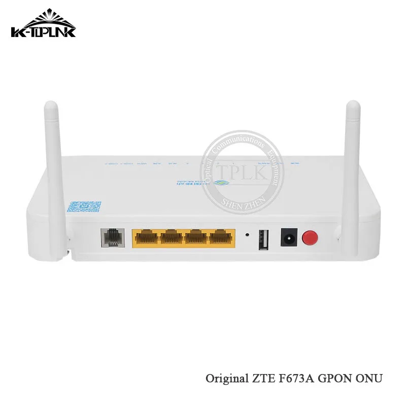 Новый роутер ONU для ZTE F673A V2 GPON ONT 4GE + 1Tel USB Wi Fi класс B такая же функция как ZXHN F660 F623 F663N