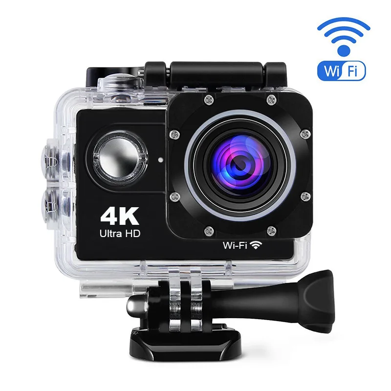 HYBON 4K Экшн камера Мини водонепроницаемая подводная с дистанционным управлением