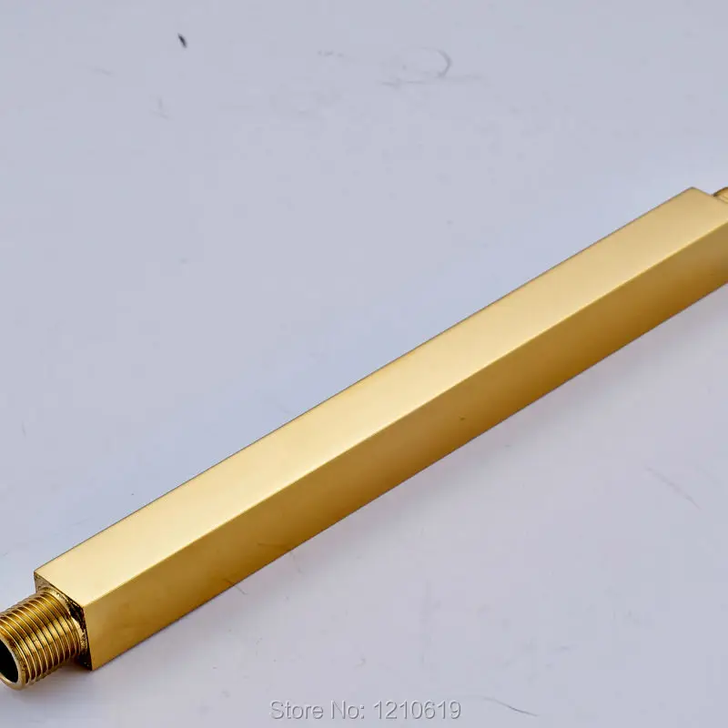 Новый Твердый латунный душевой рычаг для лейки Золотая полированная душевая