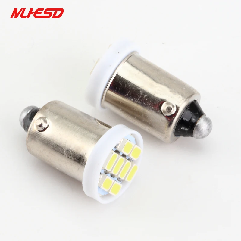 10 шт. Ba9s 44 47 T11 T4W штифта AC 6V/6 3 V 1206 3020 8SMD светодиодный пинбол машины светильник