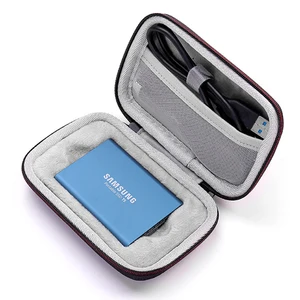 Newest Carrying Cover Pouch Case for Samsung T5/T3/T1 Portable 250GB 500GB 1TB 2TB SSD External Solid State Drives with Zipper