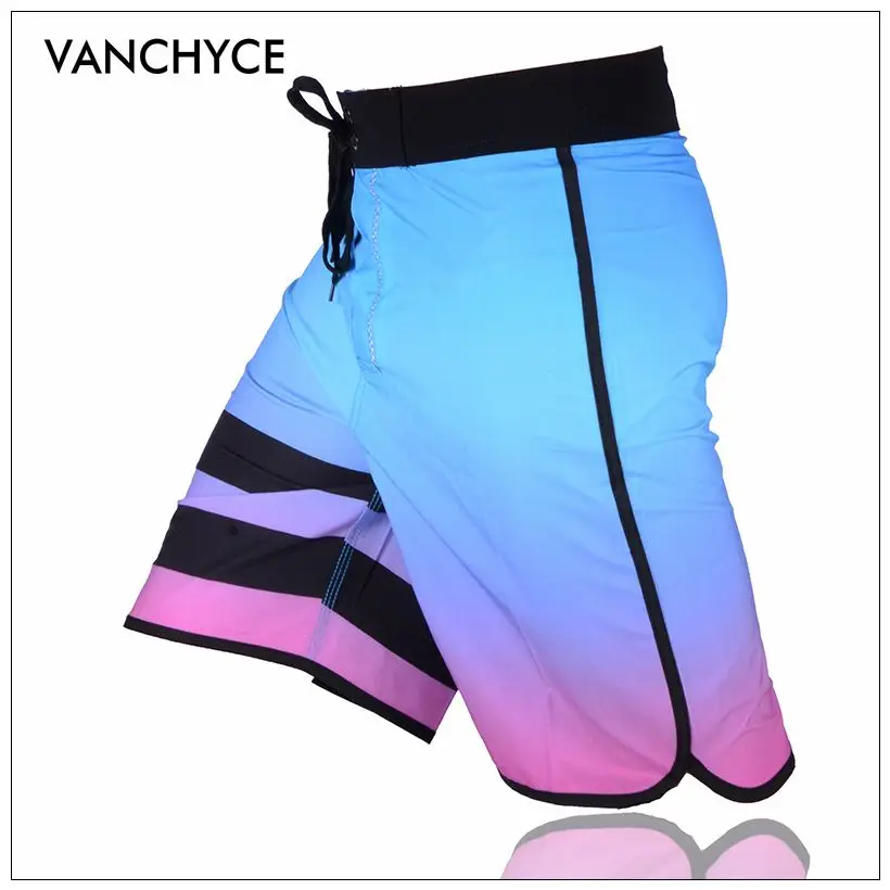 Мужские пляжные шорты VANCHYCE однотонные шорты-бермуды быстросохнущие Серебристые