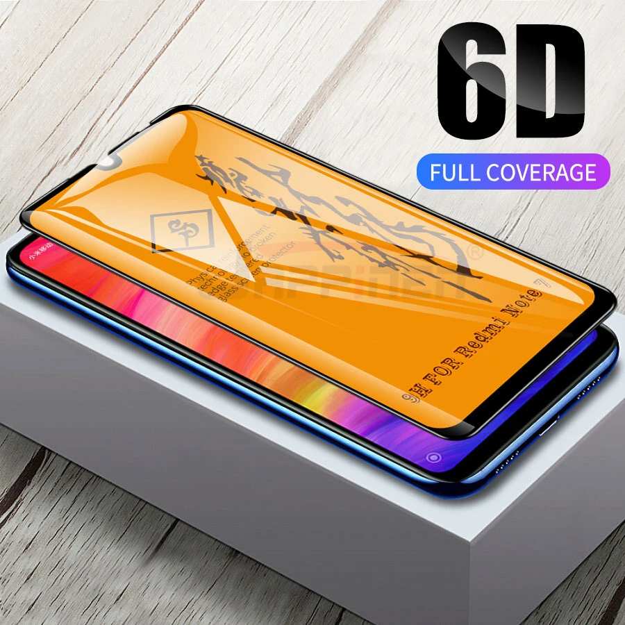 Защитное стекло закаленное 6D для Xiaomi Mi 9/8/SE/A2 Lite/Redmi Note 7/6/5 Pro/Pocophone F1|Защитные стёкла