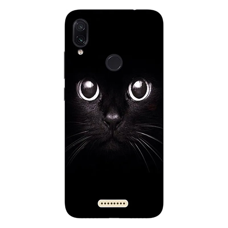 Силиконовый чехол для Xiaomi Redmi Note 7 6 3 дюйма с милым цветочным принтом чехлы
