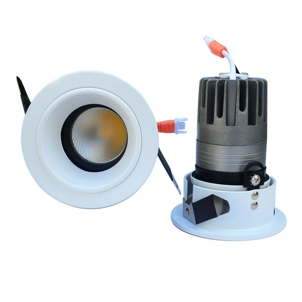 Led лампочка с регулируемой 7 Вт 10 потолочный COB светильник s AC85 265V светодиодные