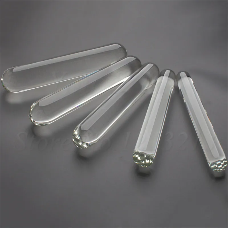 5 Size Long Glass Dildo lesbian Big Huge Lage Dual Dildos Sex Penis Crystal Anal Butt Plug Products for Women Men Gag | Красота и