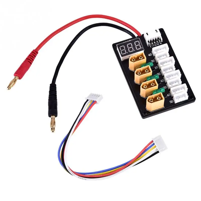 Новые 3S 4S LiPo батареи параллельная зарядная плата XT60 Банан вилка B6 зарядное