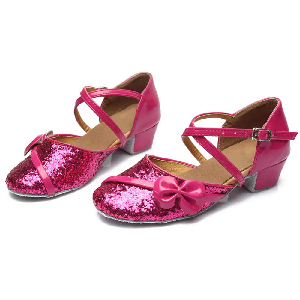 Детские туфли для бальных танцев девочек высококачественные латиноамериканских