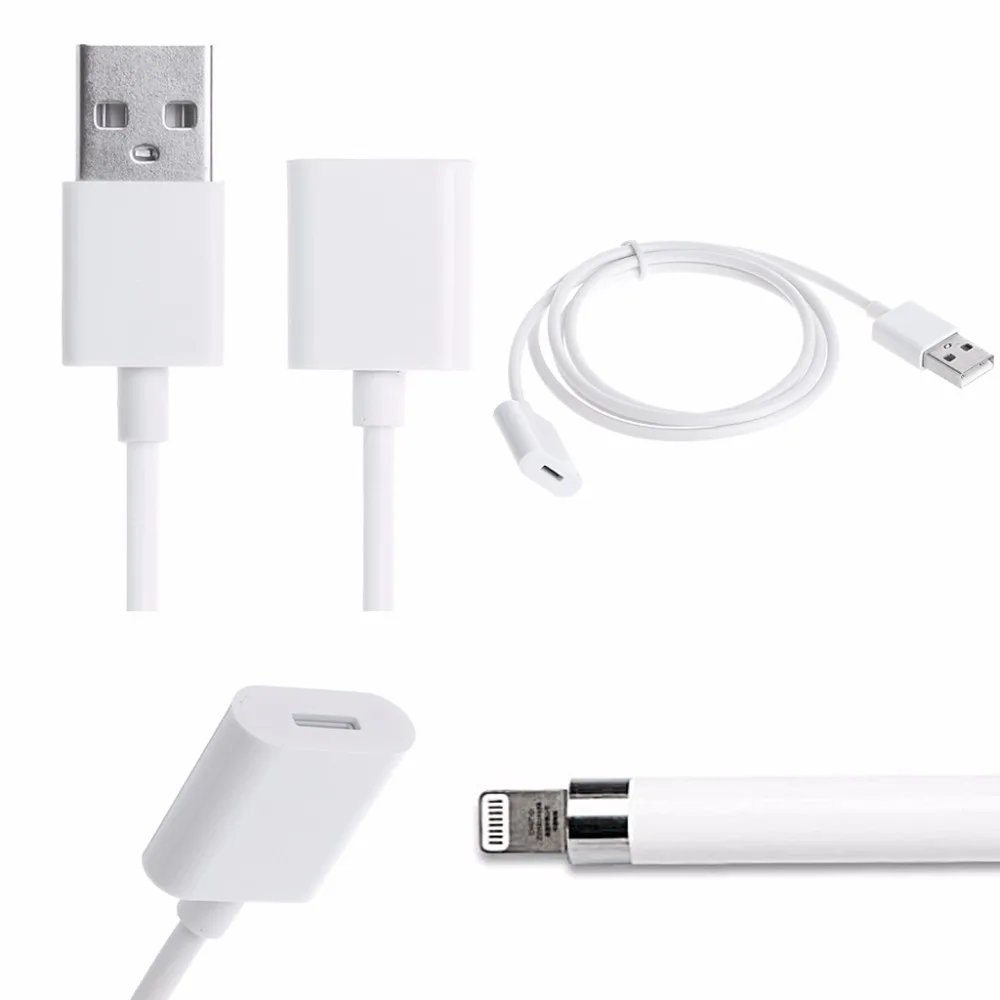 Usb кабель с разъемом Lightning и 8 контактным для зарядки iPad Pro Pencil|adapter cable|usb male maleusb to |