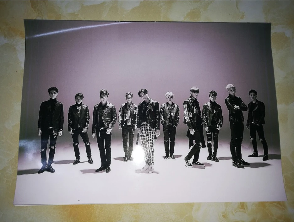 EXO Posters Wall Stickers K-Pop Dance-Pop EXODUS XOXO Home Decoration Gifts White Coated Paper |