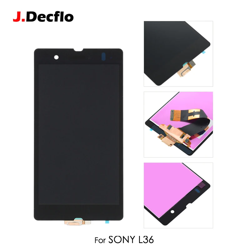 Для sony Xperia Z L36 LT36 C6602 C6603 3D ЖК Дисплей Сенсорный экран без рамки планшета Ассамблеи