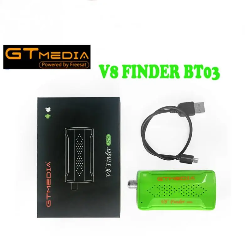 GTMEDIA V8 Finder BT03 мини Satfinder Bluetooth DVB-S2 спутниковый Finder метр с системой Android приложение Обновление от BT01 радио