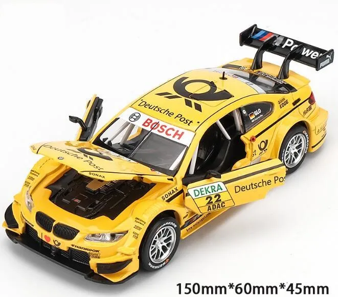 Моделирование Diecasts игрушка автомобиль Стайлинг M3 DTM гоночный 1:32 Литой Назад в
