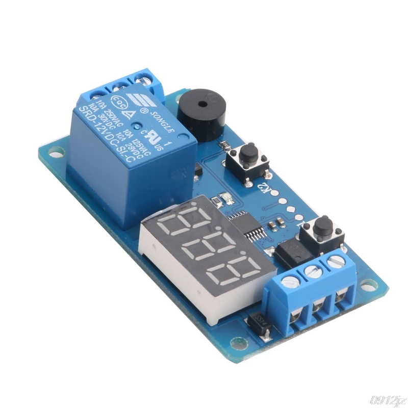 

DC 12V LED Display Digital Delay Timer Control Switch Module PLC Automation