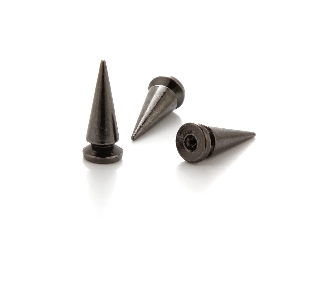 Металлические винтовые шпильки для изготовления ювелирных изделий в стиле панк