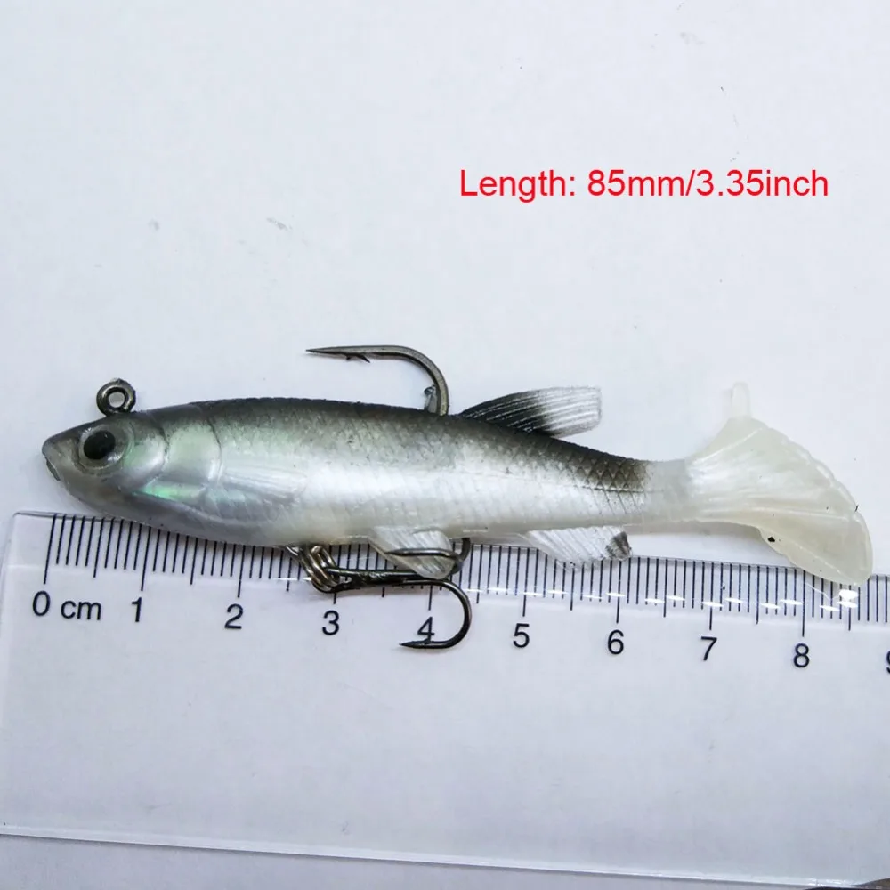 1 шт./3 шт. мягкие приманки Swimbait 3 35 &quot0 44 oz для рыбалки на карпа Реалистичная
