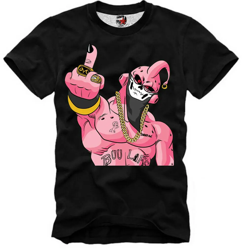 Футболка Majin Boo Son Go ku одежда для тренажерного зала футболки повседневная мужская