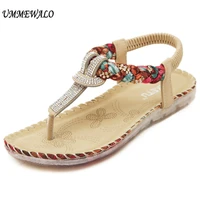 ummewalo summer sandals women t strap flip flops thong sandals designer elastic band ladies gladiator sandal shoes zapatos mujer