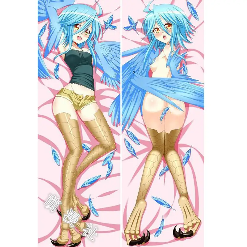 BL персонажи Аниме Monster Musume no Iru Nichijou Papi Throw Otaku Dakimakura подарки постельные принадлежности длинная подушка для объятий чехол 150x50 см