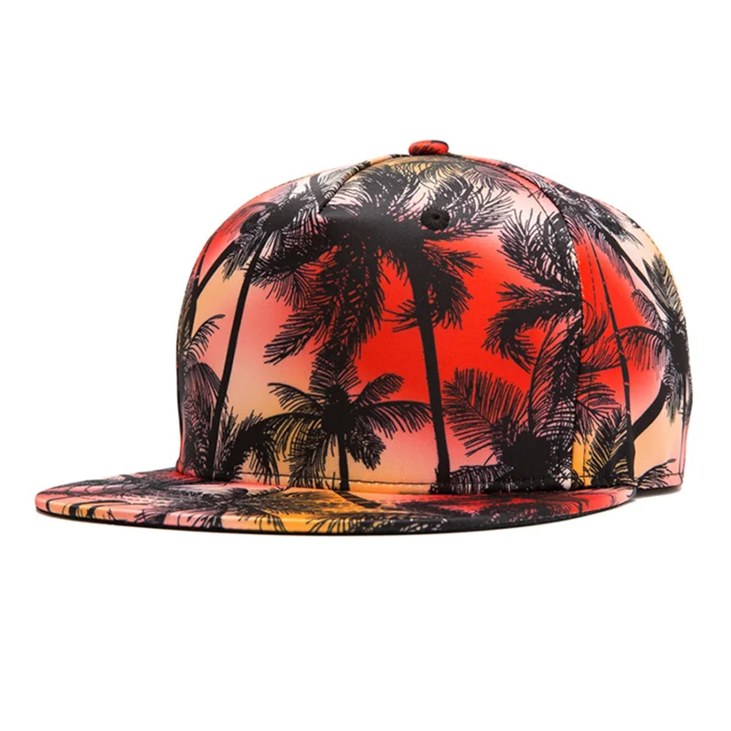 Unisex Coconut Tree Baseball Cap Men Women Outdoor Sports Snapback Adjustable Dad Hats Teenage Hip Hop Gorras Casquette CP0306 | Аксессуары