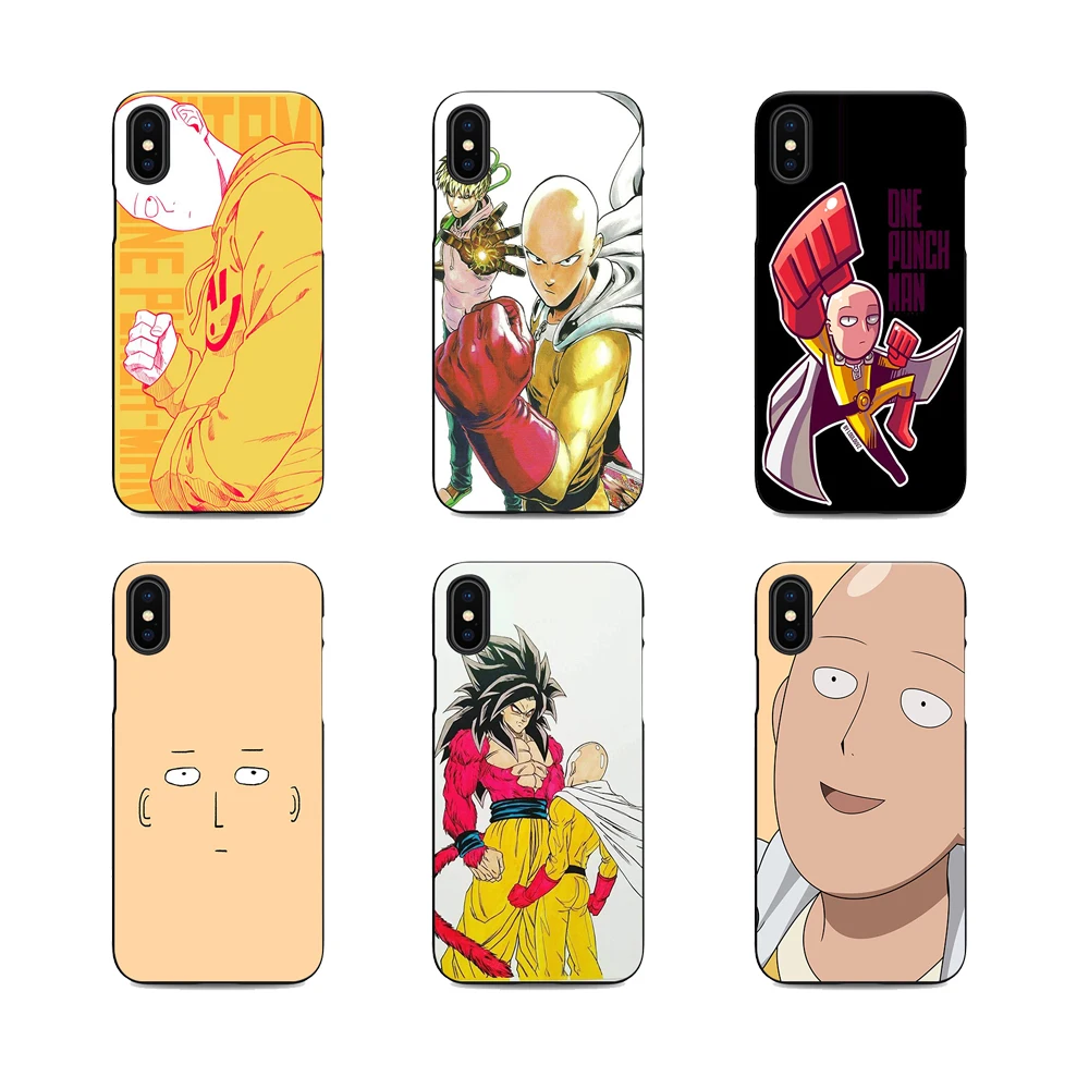 One punch man мягкий силиконовый черный чехол для телефона iPhone XR XS MAX 6 7 8 plus 5 5S 6s se Apple X 10