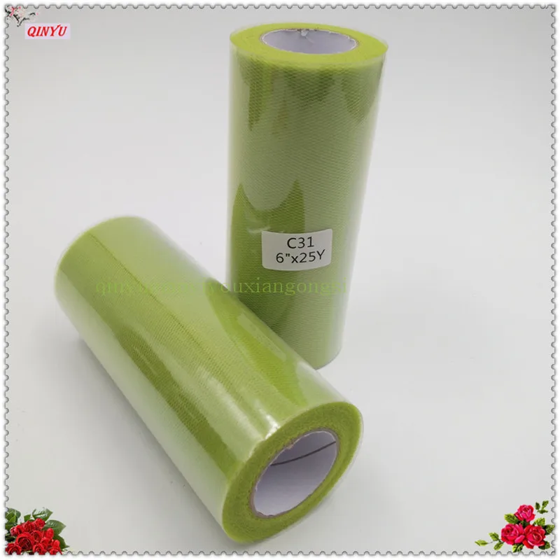 SH759-green Тюль рулон белый 22 м Свадебные органзы полозья стола украшения пряжа Марля Элемент Банкетный бант украшения свадьбы сувениры 8Z - Цвет: SH759-green