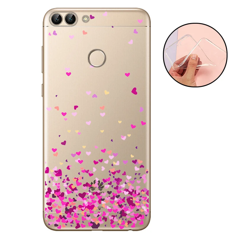 CROWNPRO СПС huawei P Smart чехол силиконовый мягкий ТПУ чехол P Smart Coque задний телефон для Funda huawei P Smart чехлы