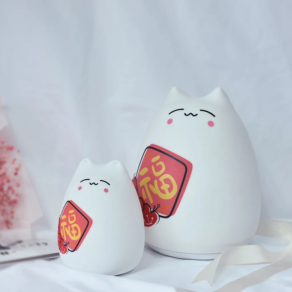 Горячая Распродажа 2019 милый Ночной светильник с кошкой декор для спальни