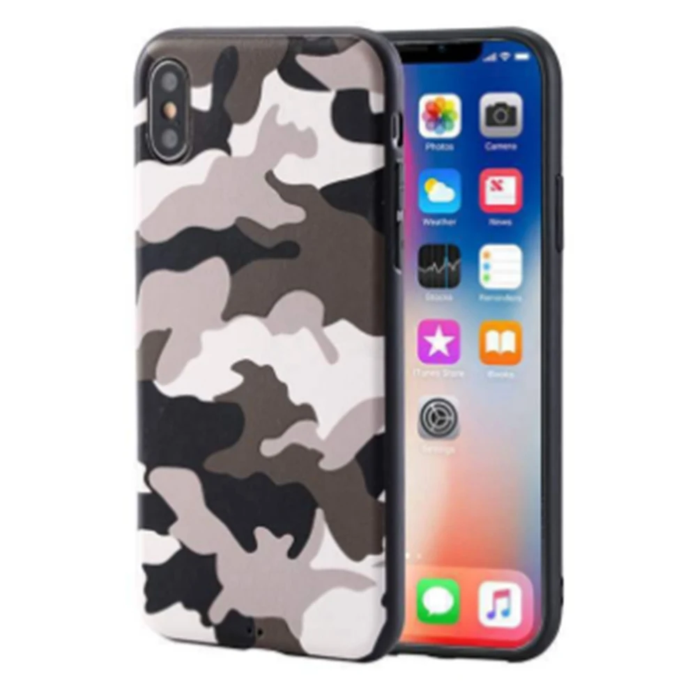 OTAO спортивные армейский зеленый камуфляж Чехол для iPhone XS MAX XR X 8 7 6 6s плюс Мягкий