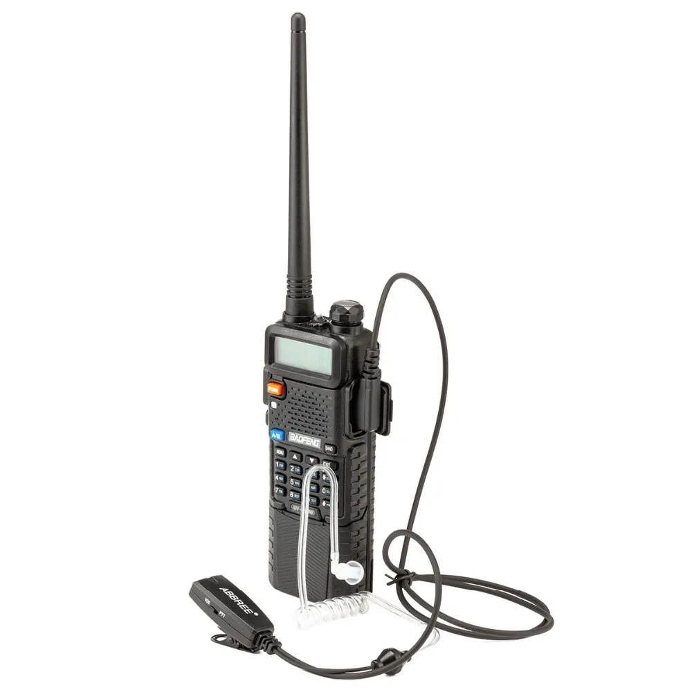 ABBREE VOX 2 Pin Air Acoustic Tube наушник гарнитура для Kenwood Baofeng UV 5R 82 TYT Wouxun Walkie Talkie Ham