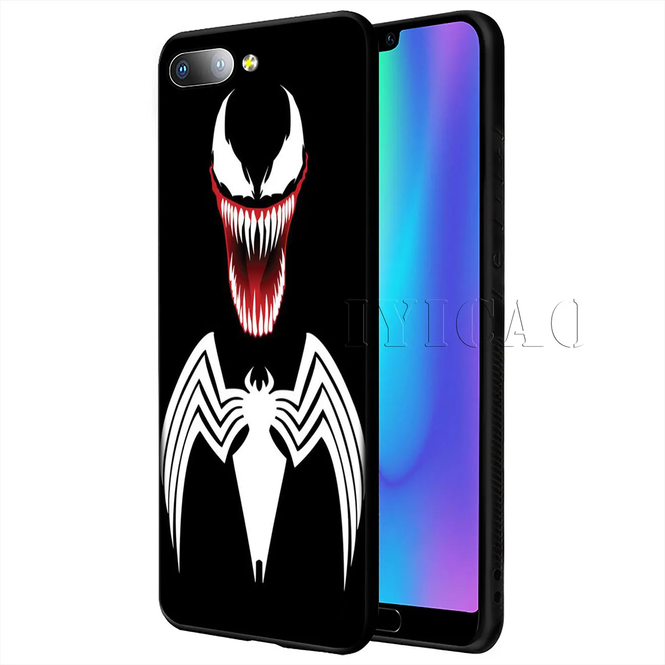 IYICAO Venom Marvel Мягкий силиконовый чехол для телефона Huawei Y9 Y7 Y6 Prime 2019 Honor 20 8C 8X8 9X10 Lite 7C 7X