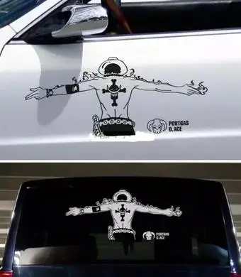 Цельный автомобильный стикер Ace автомобиль тянущий цветок заднее стекло Боковая